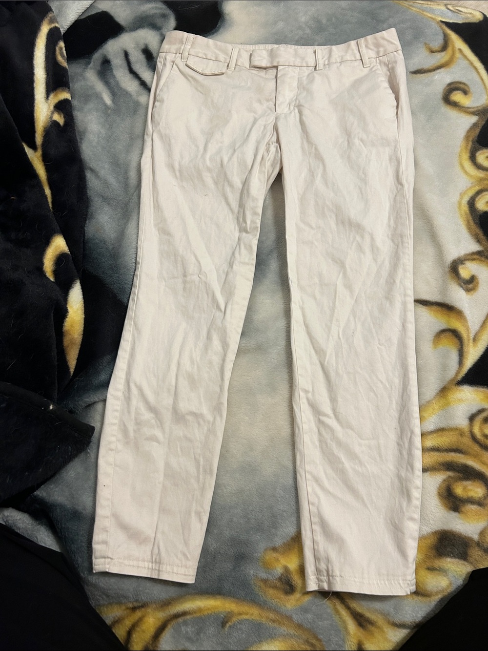 GAP Cream Straight-Leg Women’s Jeans